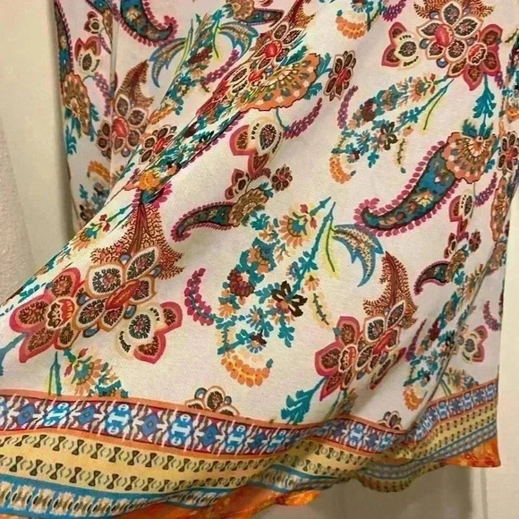 Fig & Flower Women's Boho Feminine Paisley Pretty small - Picture 7 of 10